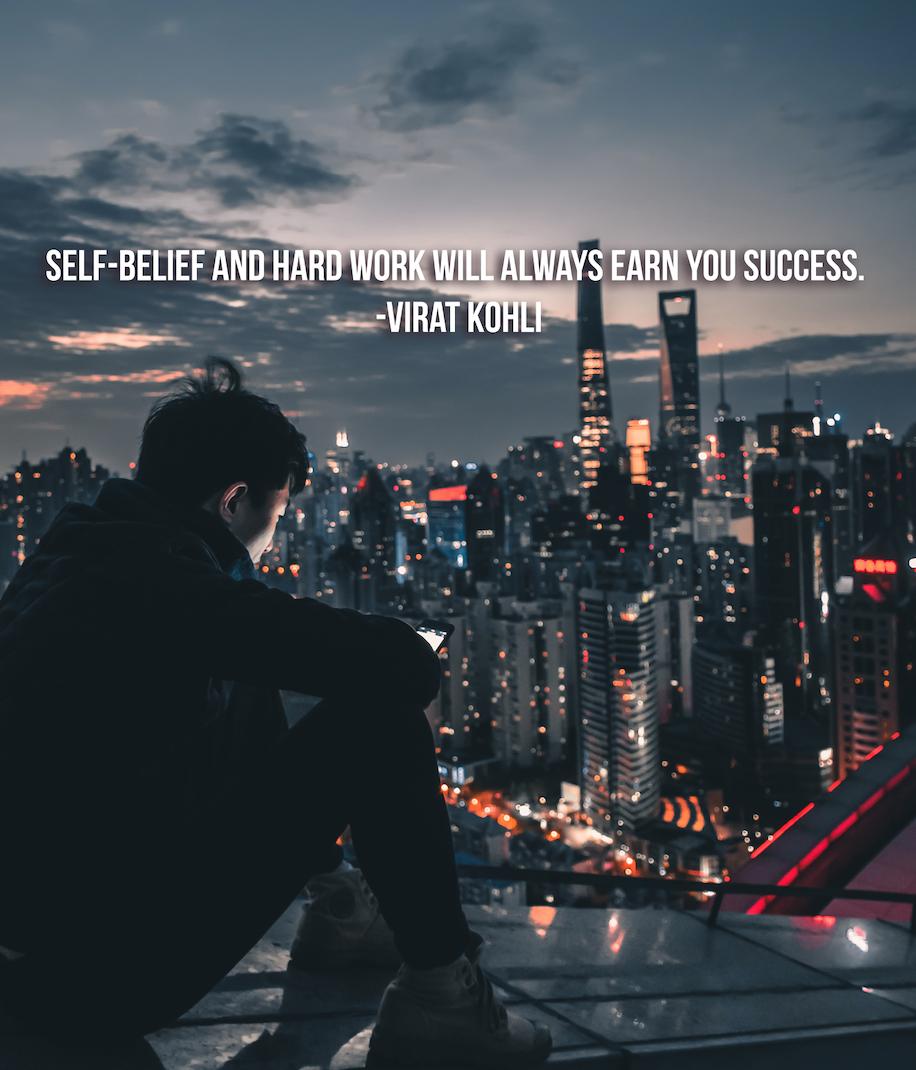 GC_Color's tweet image. [#Staymotivated] Self-belief and hard work will always earn you success. 
-Virat Kohli
---
Have any big summer projects coming up? Let us know in the comments! Good luck!