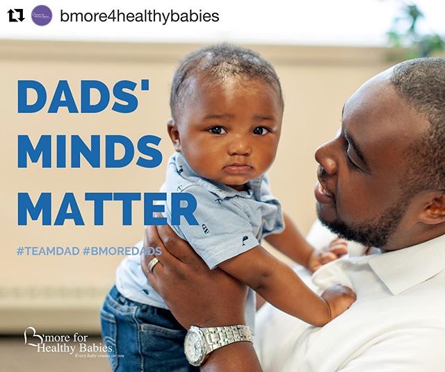 #Repost @bmore4healthybabies with #outrightmom ・・・ We talk a lot about moms, but @bmore4healthybabies is also #TEAMDAD. We’re celebrating Father’s Day by focusing on dads’ mental wellness. For tips and resources, check in with us… outrightmom.wordpress.com/2019/06/10/rep…