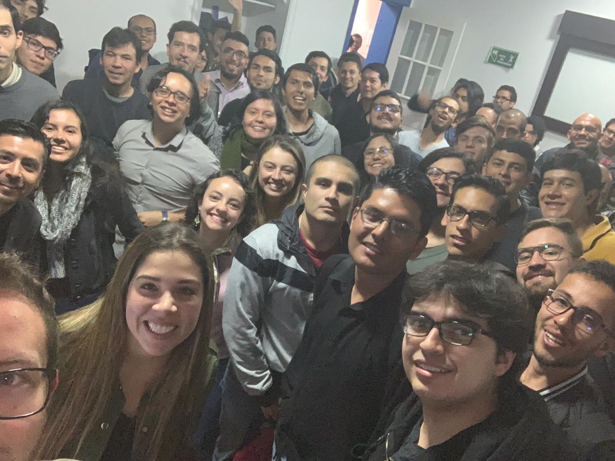 HolbertonCR's tweet photo. Our students in #Bogotá were so excited too for welcoming their new peers! 🤓😍 More than 100 students started today in #Colombia! 😊 https://t.co/hsMK71bk4t