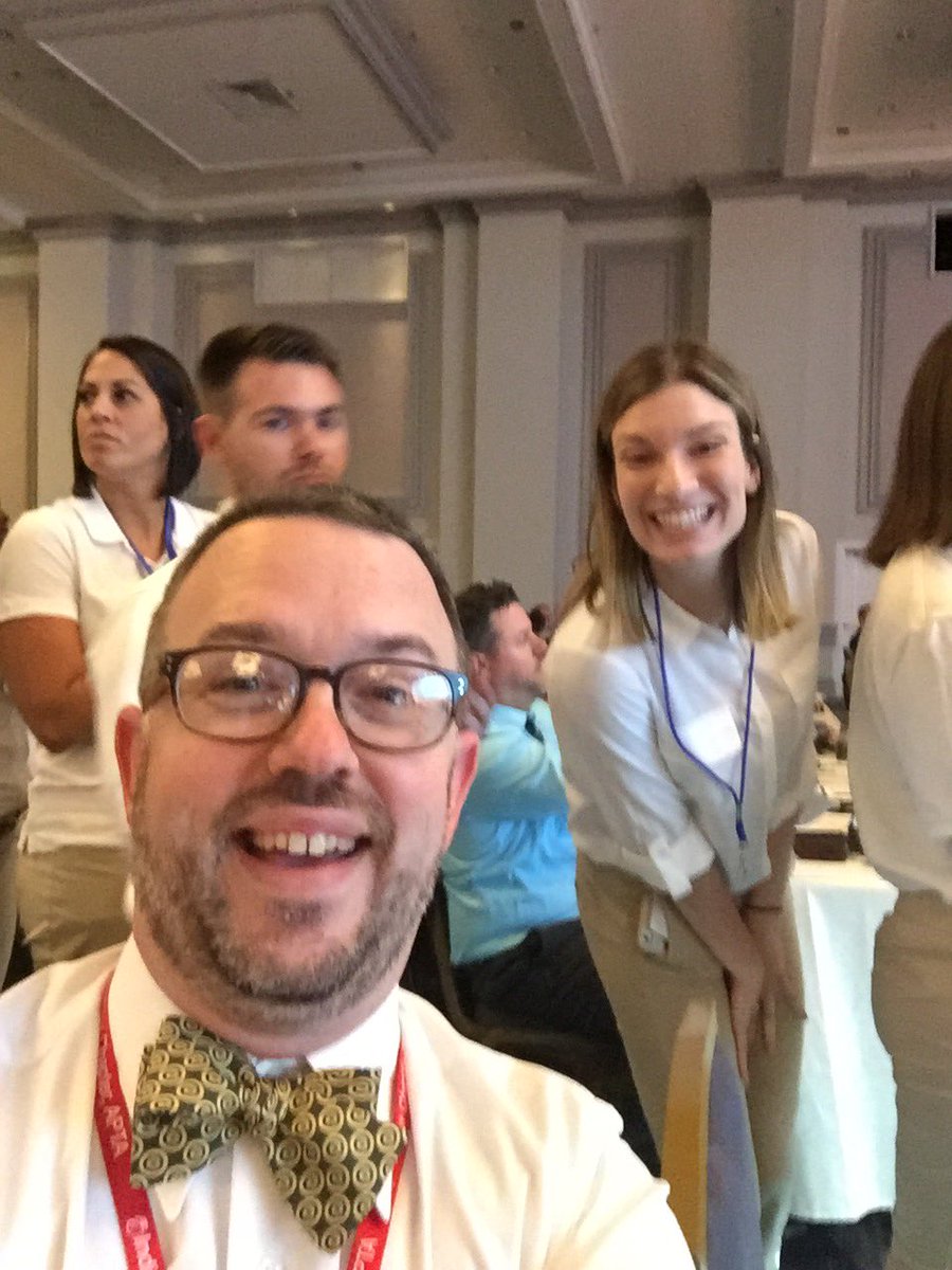 blairfrye's tweet photo. So proud of this excellent PT!  Ushering at this year’s #APTAHOD https://t.co/uQnJdPSQ6y