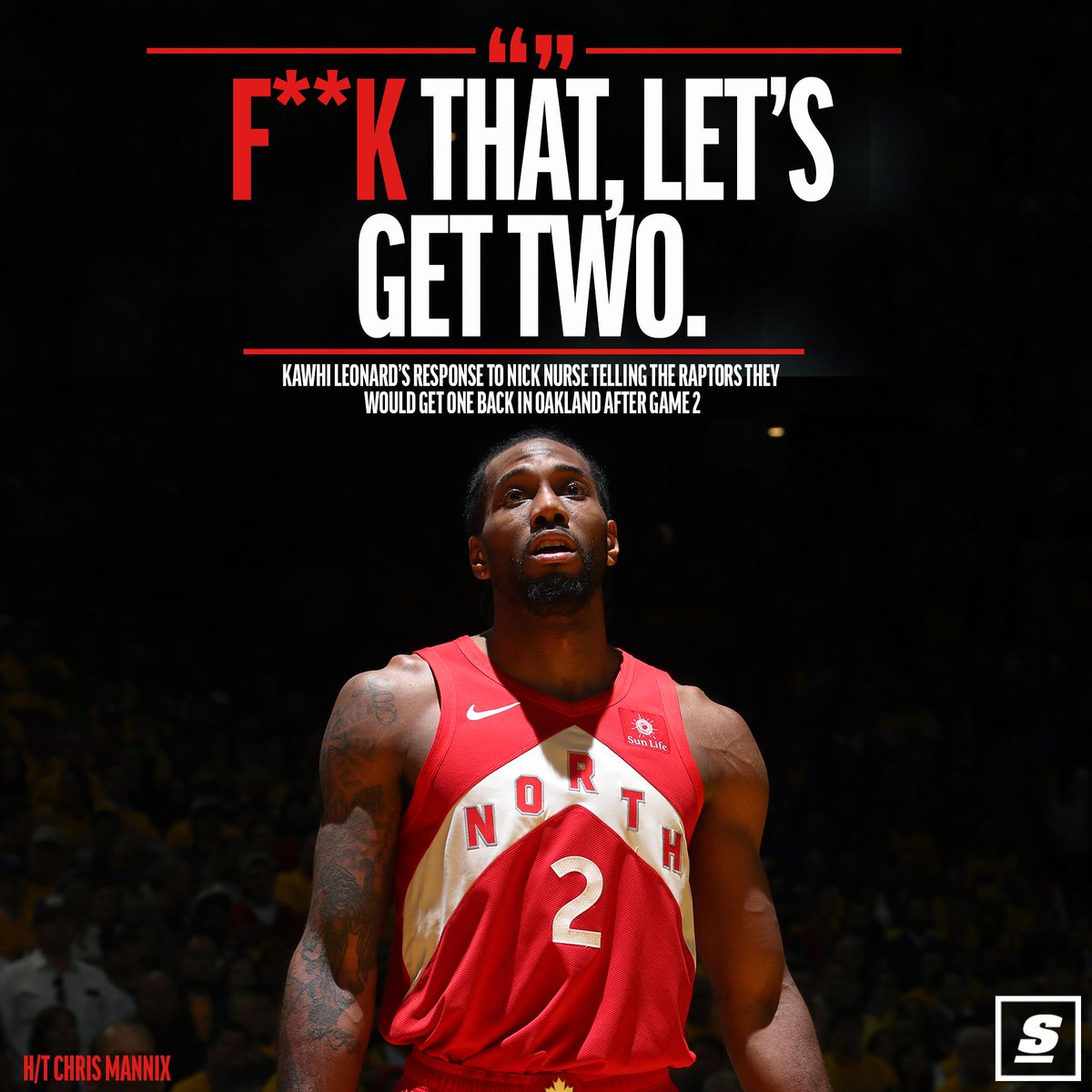 Kawhi knew.