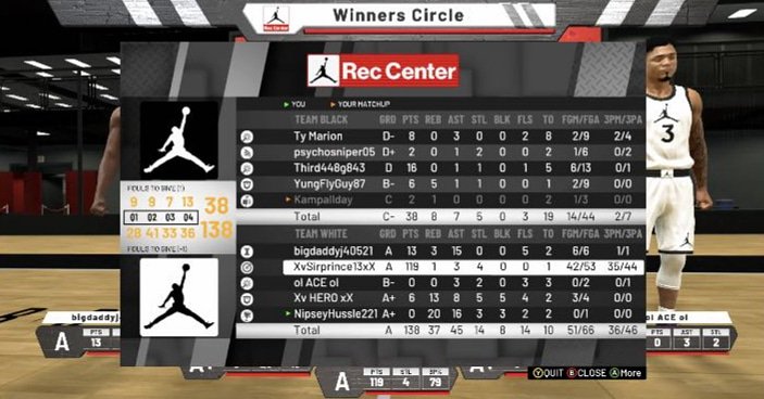 poeticcity's tweet photo. Someone Tell @ronnie2k that Im out here check my card as well!!! 119pts on this man head, 35/45 shooting from the three-point line and BEYOND! Held my man to 2pts the whole game.
#2k19 #puresharpshooter #ronnie2k #2ksharpshooter
#2ktv #2kCommunity #2kfreeagent https://t.co/G1qDJQV1Cm