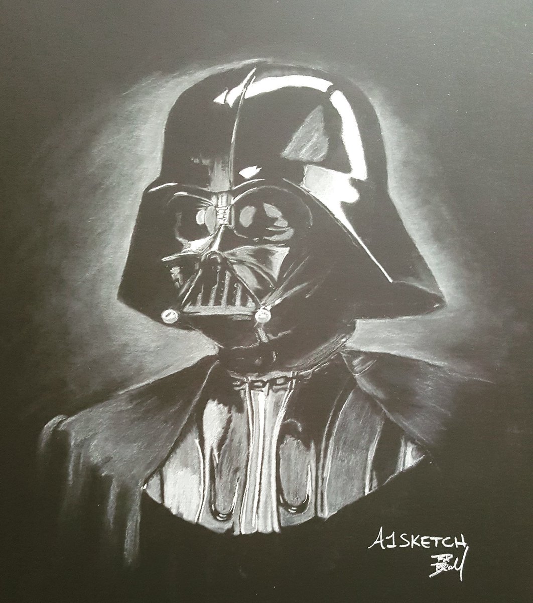 Beall_ucanbe's tweet photo. #whitecharcoal #sketch of #darthvader on #black paper 
#sketch #art #drawing #pencilsketch #artlife #artists #lukeskywalker #anakinskywalker #pencil #portrait #instaart #charcoaldrawing #artstudy #art_realism #hyperrealism #starwars #jedi #movies #villian #dad #og #blackandwhite https://t.co/dWh8TRlplQ