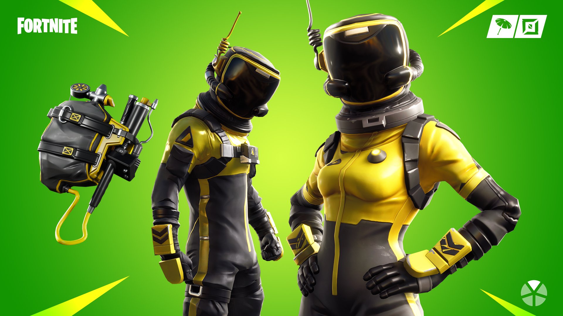 Grab the Toxic Trooper and Hazard Agent Outfits, now with all new styles in...