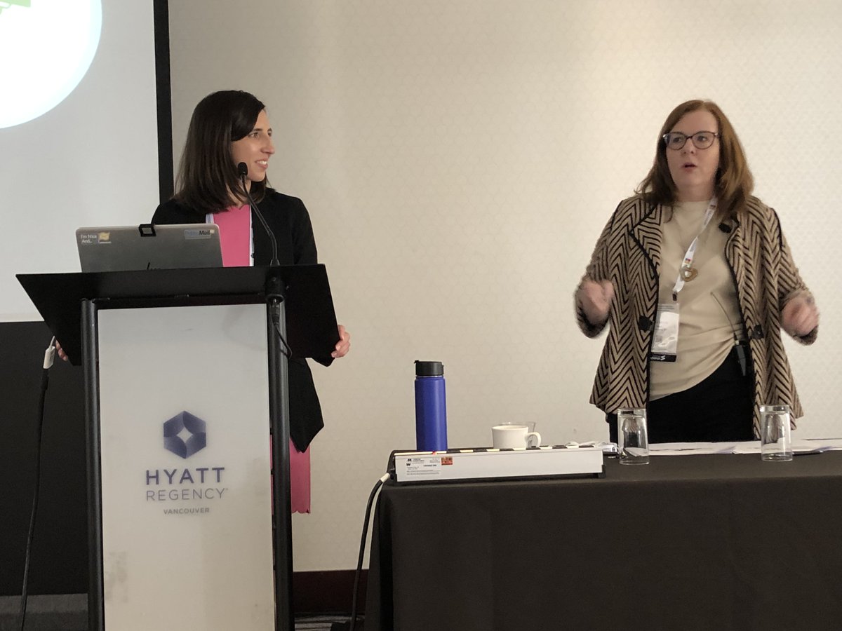 PoliteMail's tweet photo. Melissa and Lisa from @Bayer lead an animated discussion about optimizing email performance #IABC19 #straightouttacomms #politemail https://t.co/vBk2LrVBoa
