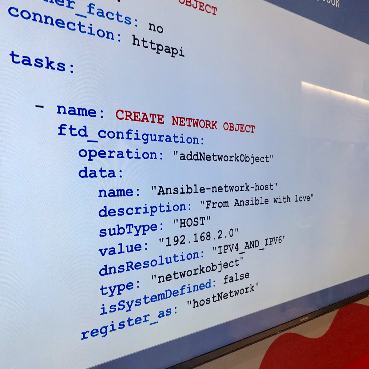 andriusb's tweet image. Loving this #CiscoFTD example using @ansible modules. #CLUS