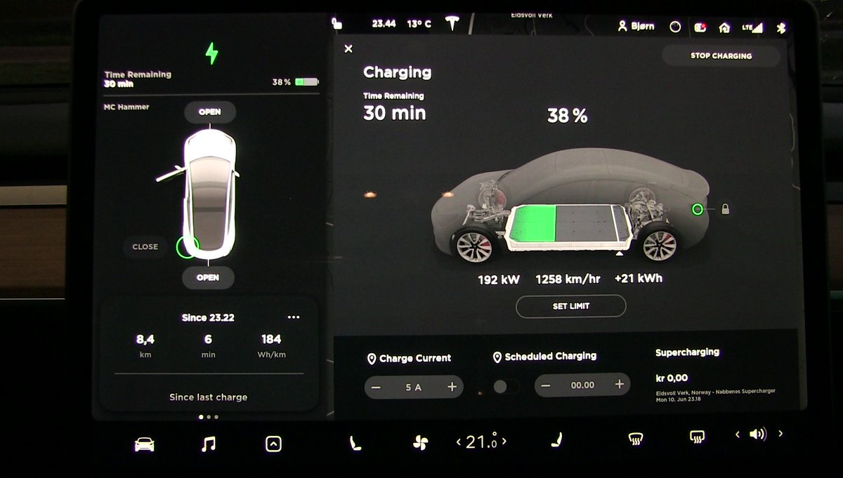 <a href="/elonmusk/">Elon Musk</a> @IONITY_EU Nice charging speed on Model 3 Performance at Ionity's 350 kW charger.