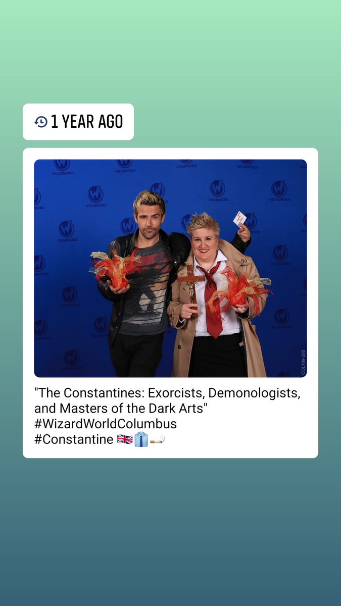 KimMerville's tweet photo. #MemoryLaneMonday #WizardWorldColumbus
#Memory2
#Constantine 🇬🇧👔🚬 https://t.co/C9yHWott9A