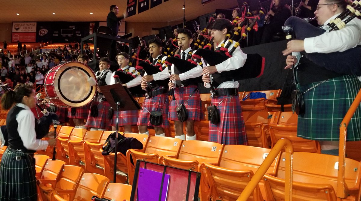 YsletaISD's tweet image. It's not a Highlander graduation without the Bel Air Pipe Band leading the way for the #YISDClassof2019. #BigRedPride #OneRed #THEDISTRICT
