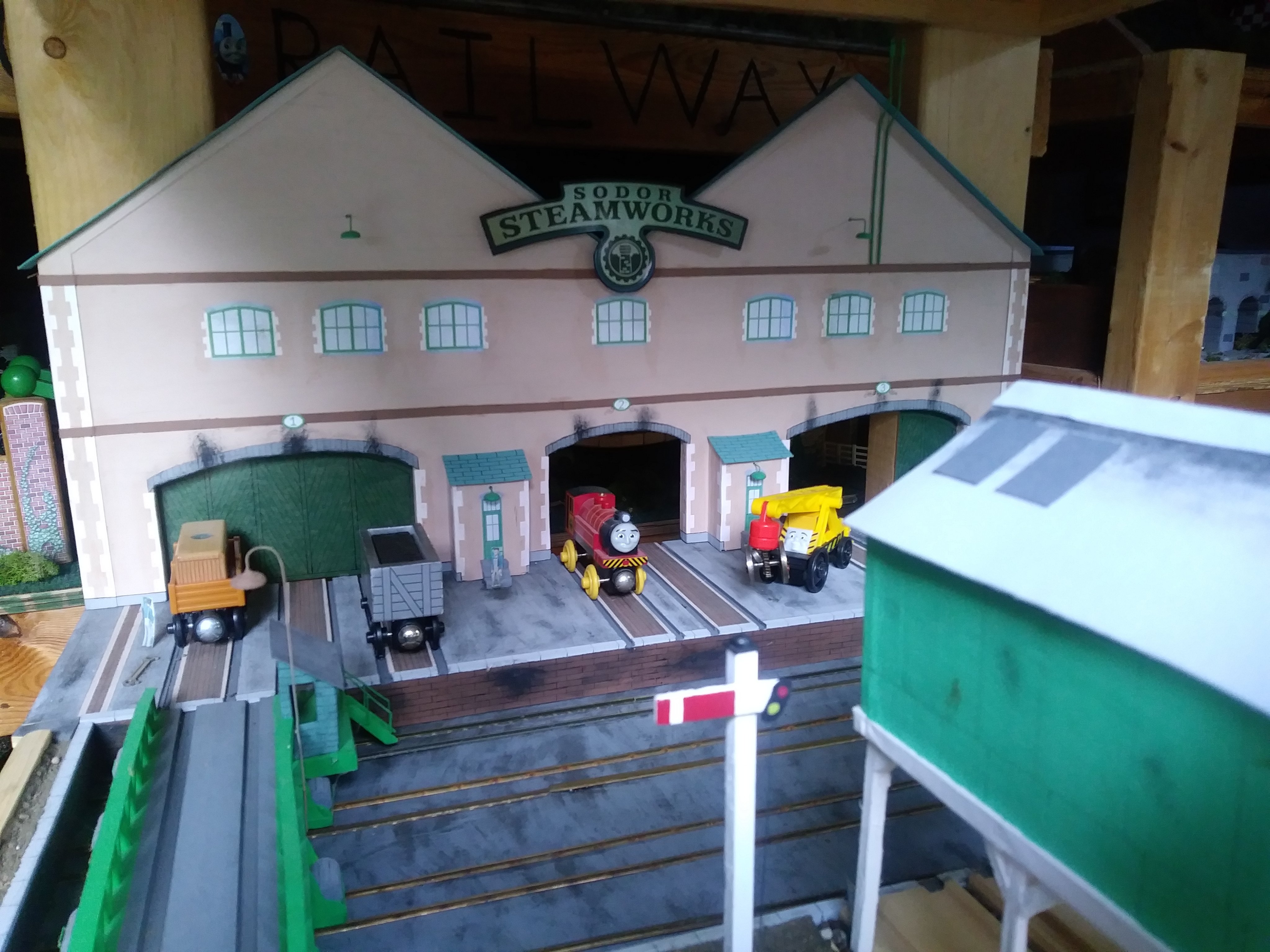 Thomas wooden store railway steamworks