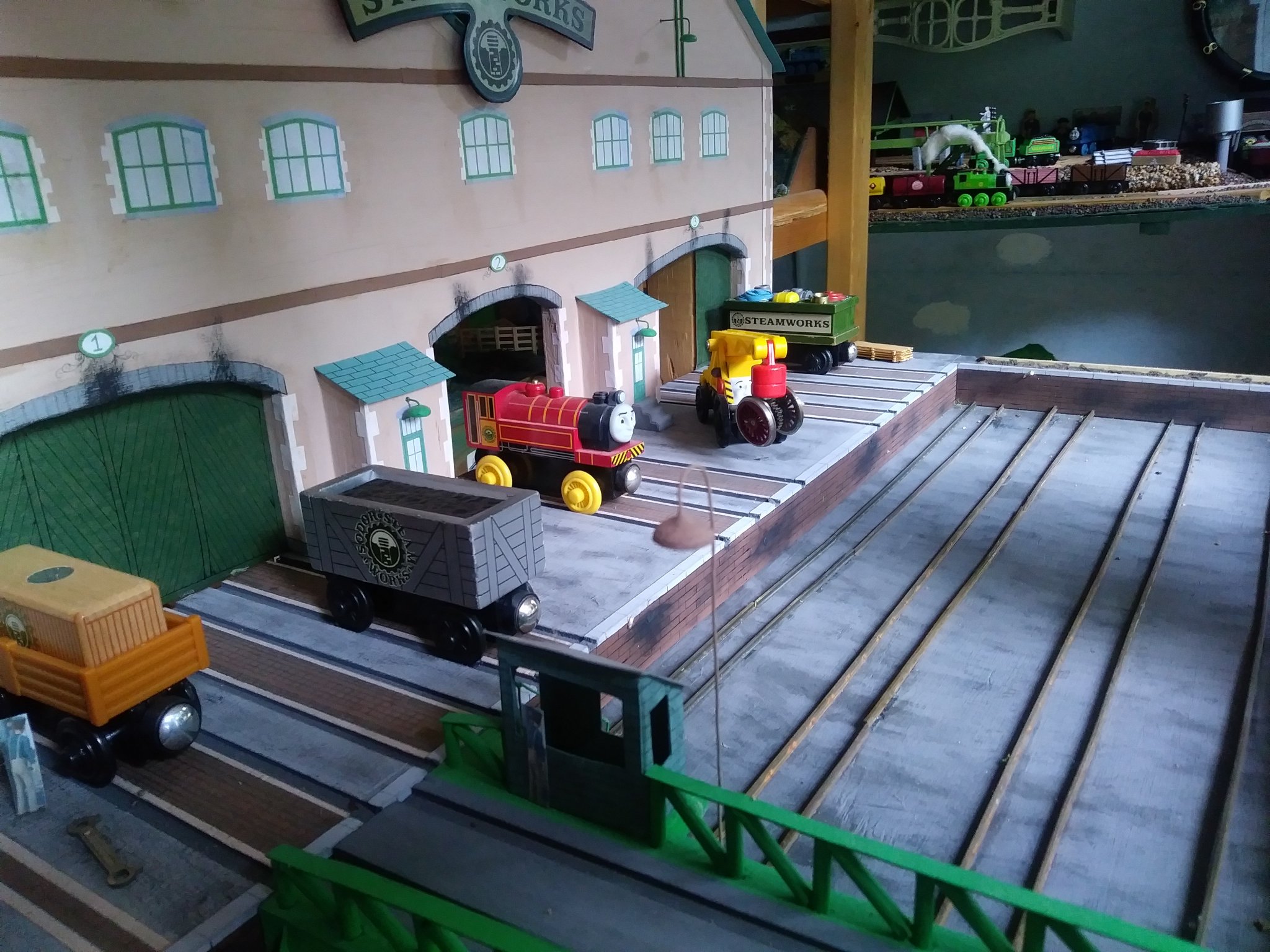 thomas wooden railway steamworks