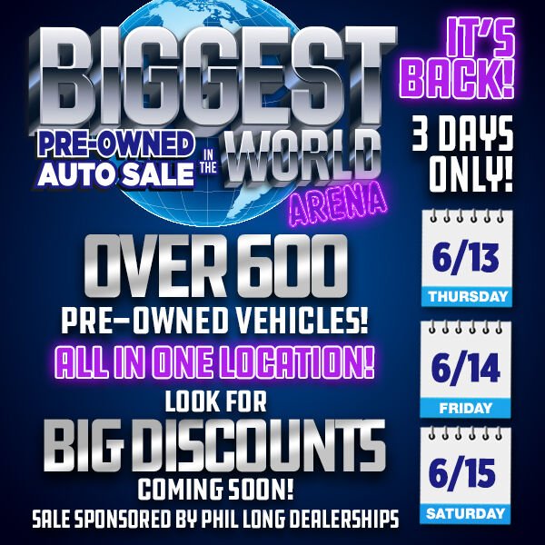 FordMotorCity's tweet photo. It's the BIGGEST Pre-Owned Auto Sale in the World this Thursday through Saturday! Follow the link for more information on how you can save! ➡️ https://t.co/33J0DjimV8 https://t.co/ifb2z85cUw