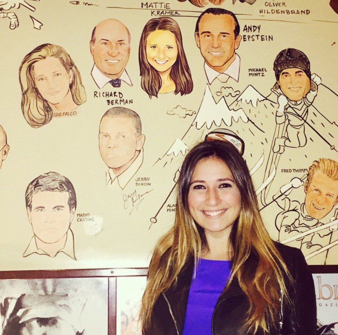 PalmRestaurant's tweet photo. Wall space may be finite, but a seat at our table is not, and every guest is a celebrity at The Palm. Welcome to our wall, @Matzbabee (on Instagram)! https://t.co/40MJDISTuc