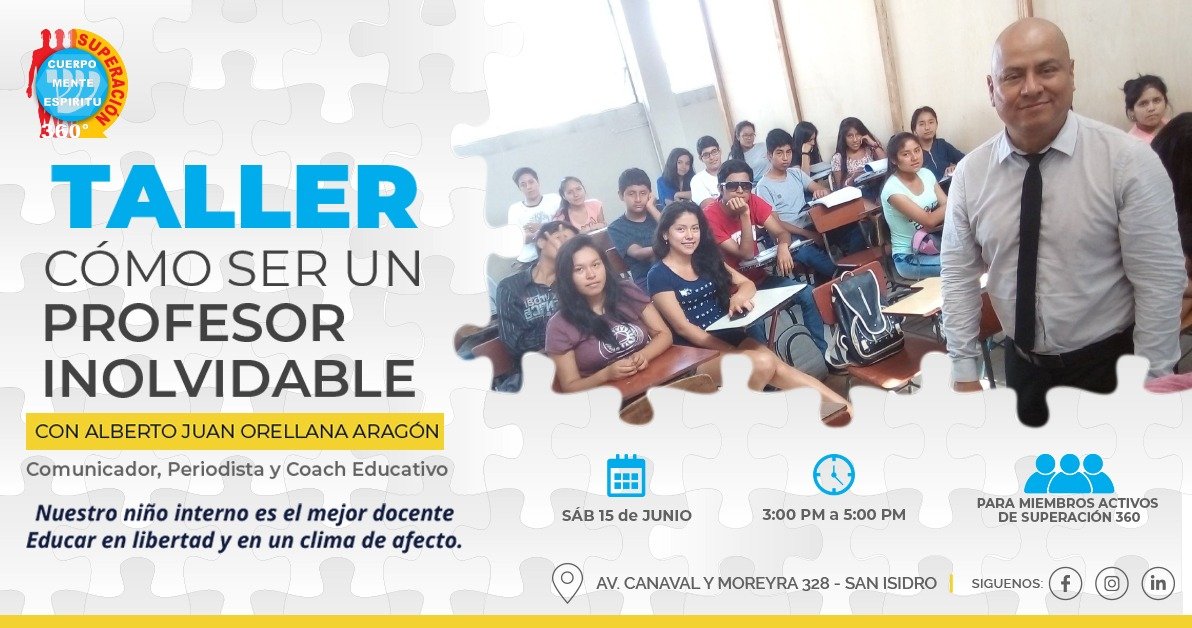 superacion360's tweet photo. Hay maestros que hacen de una clase un espacio de complicidad entre ellos y su alumnos, un refugio donde las preguntas son el motor que activa la creatividad para acercarse al conocimiento.  👏#Professional #educacion #Lima2019 #solidaridad  #Peru #FelizLunes #coaching #Maestro https://t.co/1tZuCEaGZ6