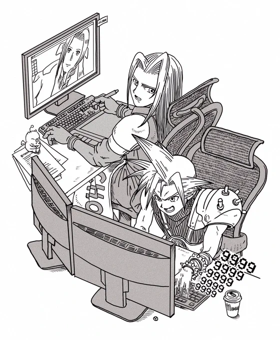 セフィロス「スクエニは #FF7Remake をなんとしてでも3月の決算に間に合わせたいらしい」
クラウド「くっ!俺たちをなんだと思ってるんだ!」
セフィロス「ソルジャー、だろ?」
クラウド「うああああっ!リミットブレイク!」
#E3 #E32019 #FF7R #FF7 #funart #SQEX 