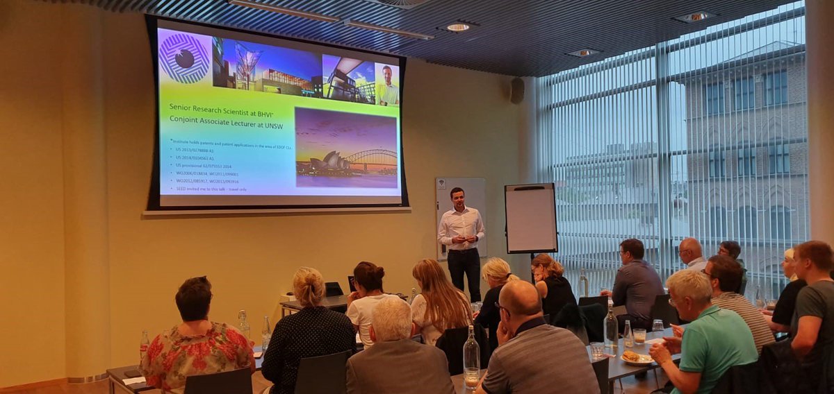 Our Science and Technology Manager, Fabian Conrad was recently in Denmark with Vision Care presenting on the science behind our patented Extended Depth of Focus (EDOF) technology, and clinical results for #presbyopia and #myopia with EDOF.