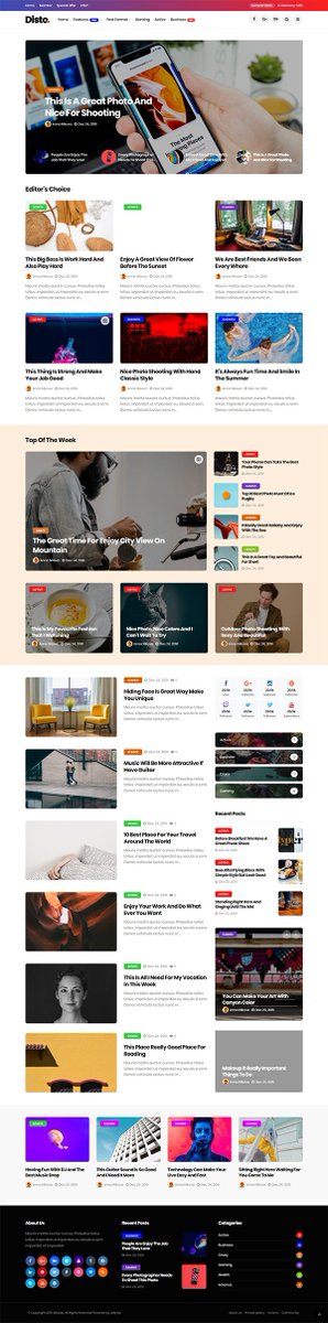 graphicdesignju's tweet image. WordPress Blog Magazine Themes useful with many homepage style, slider style, theme options, custom sidebar and much more!
bit.ly/2MNFiF4

#blogmagazine
#blogthemes
#magazinethemes
#websitedesign
#webtemplates
#websitetheme
#webdesign
