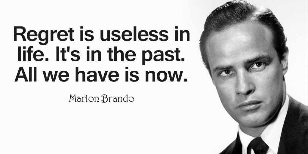 Wise words from one of the greats! It’s not about the past, we can only move forward from where we are now! Just keep learning! #quotes #legend #marlonbrando #marlonbrandoquote #filmmakers #inspirationalquotes #legendaryactor #like #follow #motivated #LosAngeles