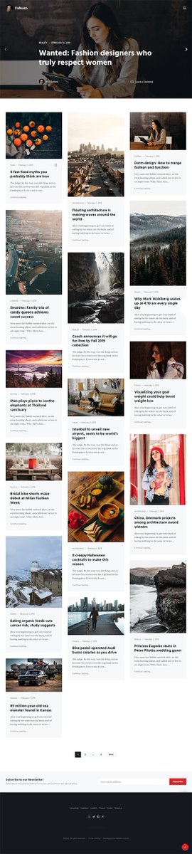 graphicdesignju's tweet image. Falkorn is a clean and modern WordPress theme with an elegant, carefully crafted design.
bit.ly/2MNFiF4

#blogmagazine
#blogthemes
#magazinethemes
#websitedesign
#webtemplates
#websitetheme
#webdesign