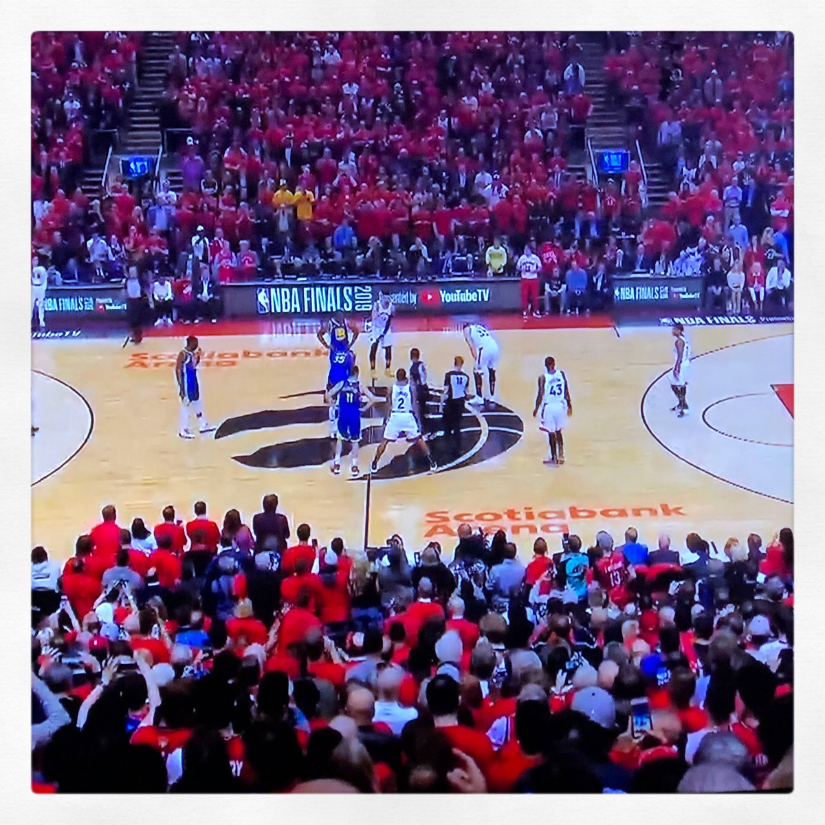 KenDomik's tweet photo. Watching the Raptors play the Warriors in game five, good luck RAPTORS. THANKS @uprhomeentertainmentsystems #kendomik #kbdproductionstv #kendomikslife @raptors https://t.co/Z3LKNpiwij