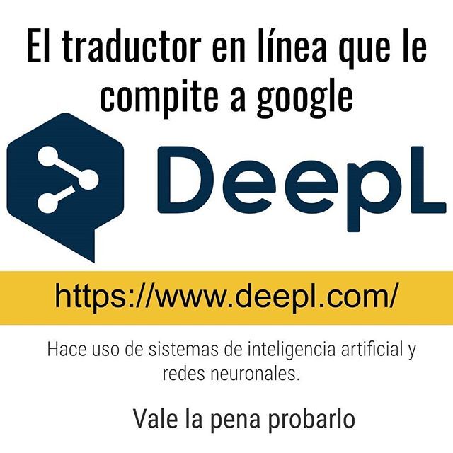 Usamos esta herramienta para traducir artículos de otros idiomas y el resultado es muy bueno. Déjanos un comentario con tus impresiones luego de probarla. bit.ly/2I9foHL