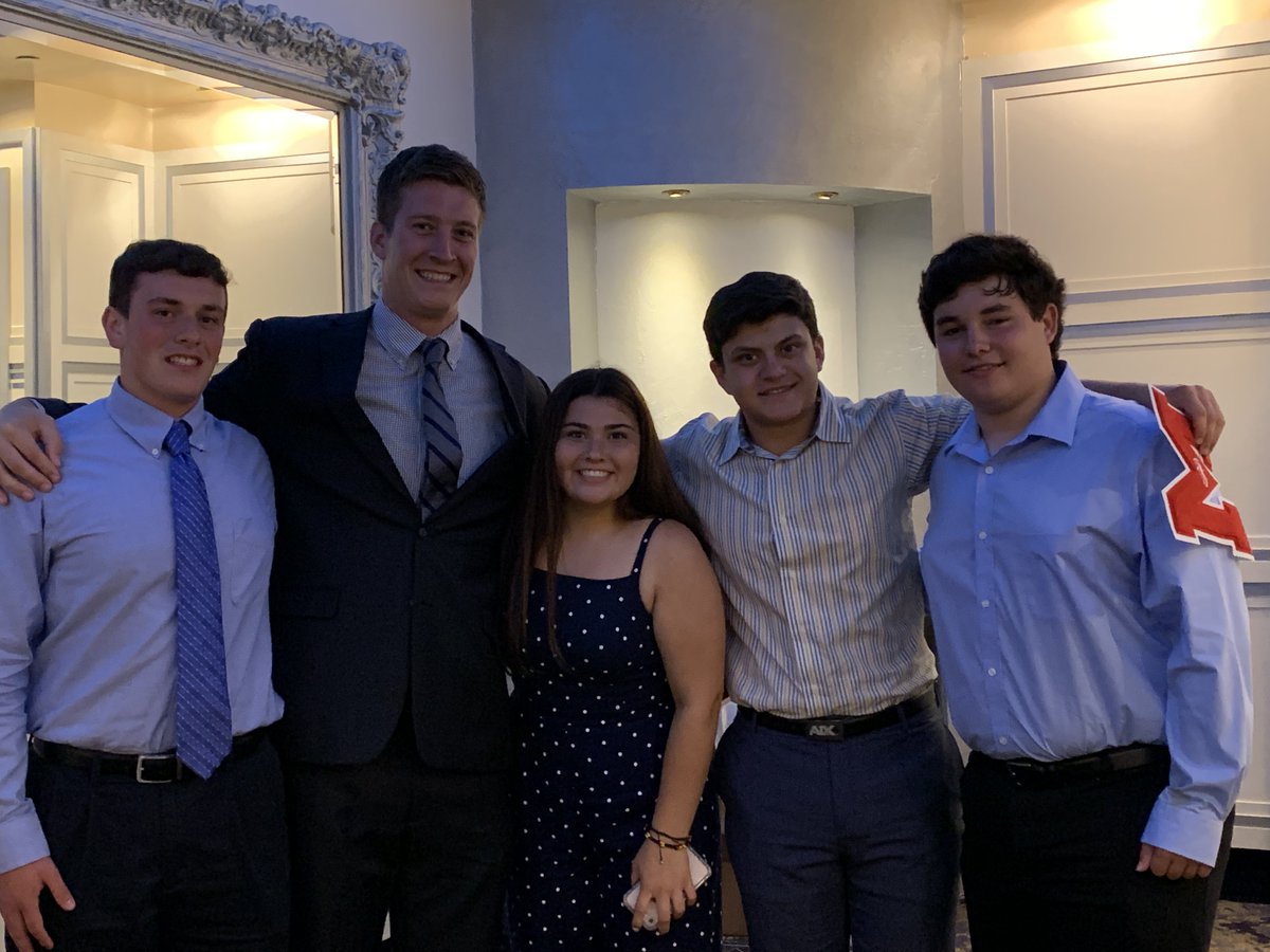 Extremely proud of my shotput and discus throwers this year. Had a great time at the Varsity award dinner #MineolaPROUD #MineolaT&amp;F