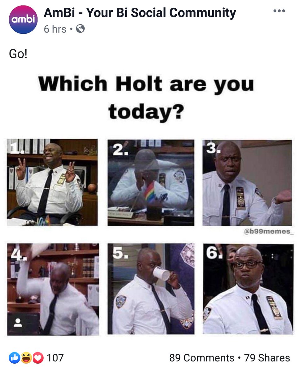 KahribooLoo's tweet photo. Facebook: "Which Holt are you, today?"

Me, a disaster bisexual: MATTHEW

@Voltron #disasterbisexual https://t.co/KONHQ8sdTj