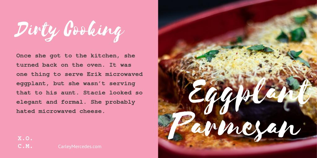 CarleyMercedes's tweet image. Mel bakes a sizzling eggplant parmesan in chapter 12 of my romance novel, Dirty Cooking. Make your own with this easy recipe: thecozycook.com/eggplant-parme…
And don't forget to preorder Dirty Cooking Now! literarywanderlust.com/product/dirty-…
#WritingCommunity #Romance #romancenovels