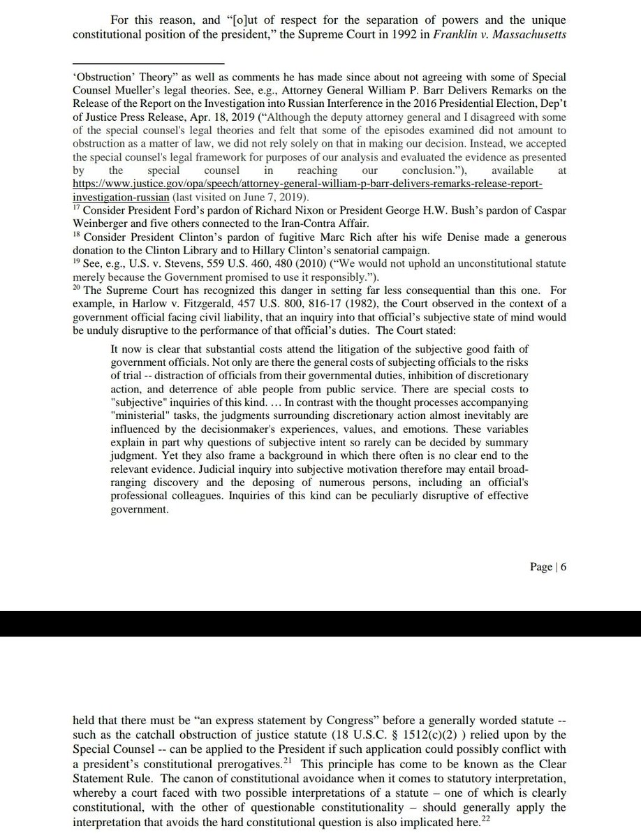 <a href="/tedlieu/">Ted Lieu</a> <a href="/GOP/">GOP</a> <a href="/HouseJudiciary/">House Judiciary Dems</a> Out of sheer curiosity, Congressman, do you mean the "clear statement doctrine" outlined by...the Supreme Court itself? In a unanimous opinion? THAT radical doctrine? 

No wonder you took your grandstanding to Twitter - you would have gotten schooled had you asked on the record.