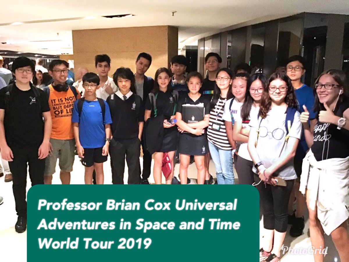 Malvern_HK's tweet image. Malvern College Hong Kong Foundation Years 2 and 3 Science classes caught Brian Cox's fascinating insights into space and time.
#MalvernHK #BrianCox #Scienceclasses