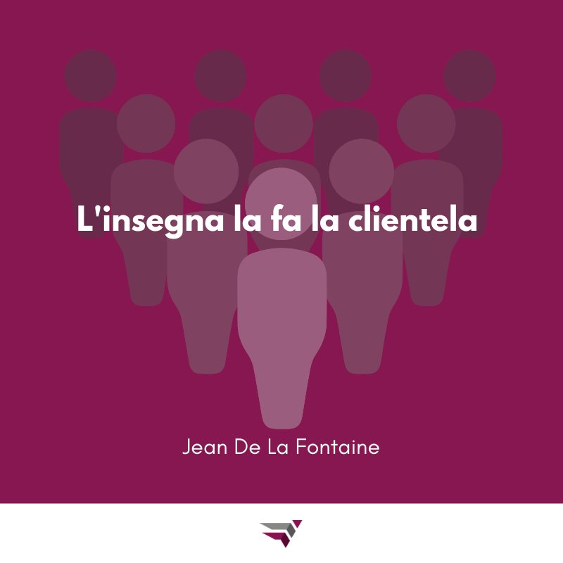 FlymarkSrl's tweet photo. Jean De La Fontaine scrisse questa frase 400 anni fa: ancora oggi è attuale. Il consumatore fa il marchio, non l’azienda. La tua #brandidentity dev'essere costruita in funzione del tuo target, non viceversa. #volaconlatuaazienda #Marketing https://t.co/sEmJfzog6w