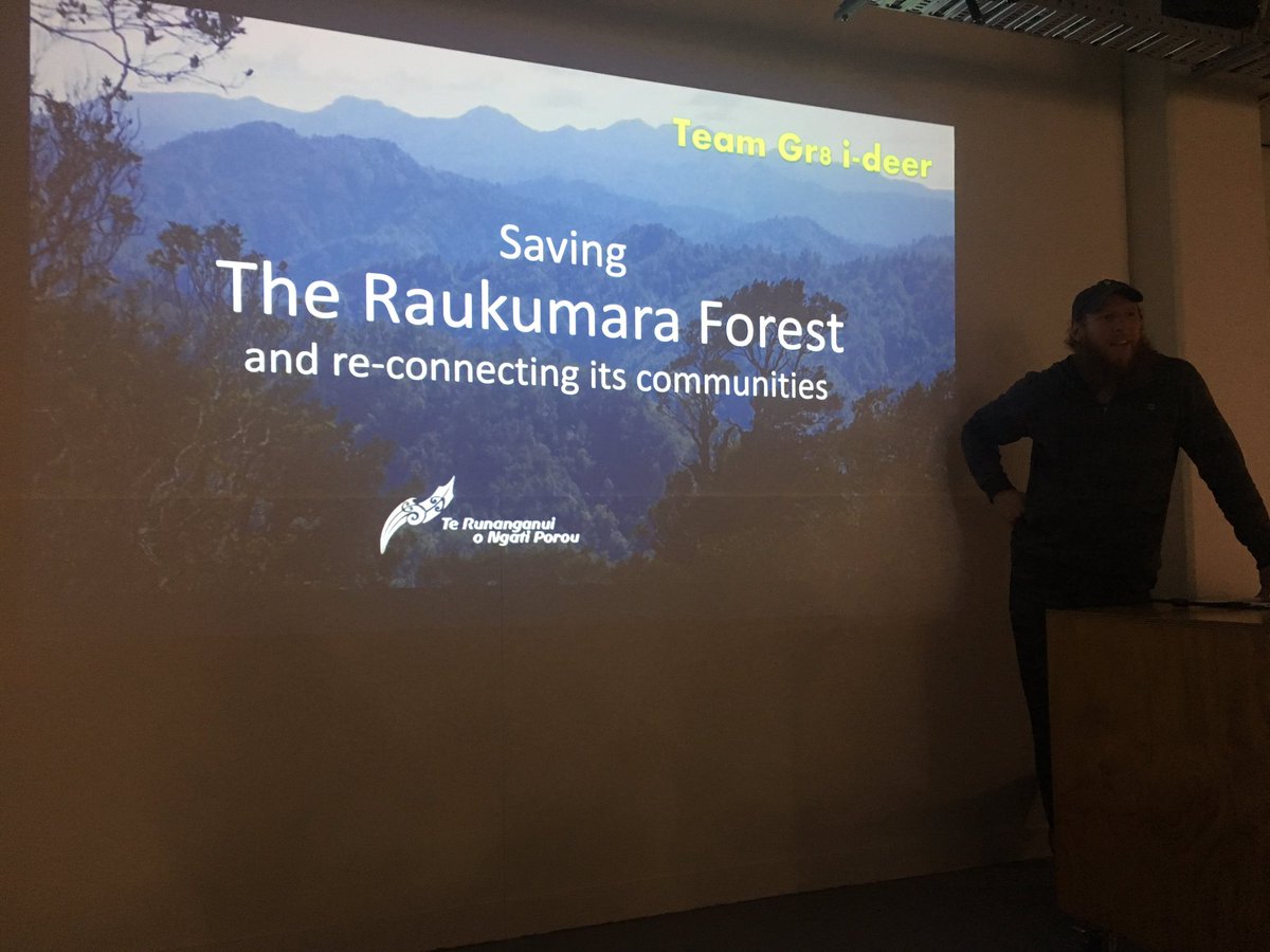 Michael Forde from <a href="/Datacom/">Datacom</a> #tauranga is telling us about his experience at #hacktairawhiti and the #community challenge his team took on to solve with code with help from #AIforearth from <a href="/Microsoft/">Microsoft</a>