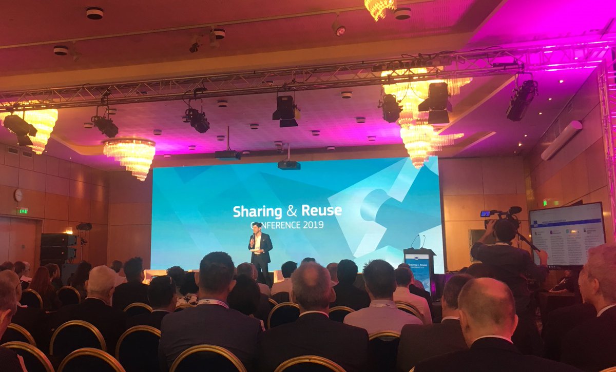 gabicinkova's tweet photo. In Bucharest at the Sharing &amp; Reuse Conference - discussing open source, sharing solutions, and collaborating to increase uptake and interoperability in effective and cost-efficient ways 🙌 #SRCONF19 https://t.co/LLnBXF6uUk