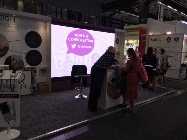 Huntleighdiag's tweet photo. "Thank you to all who visited us at #EWMA2019 and for the positive comments on our #ABPI Training. It's reassuring to hear people talk about correct procedure for #ABI. We look forward to seeing you in London next year" Anita - UK Sales Manager/Nurse Adviser #CorrectABI #2Arms https://t.co/LZPEuMBzSL