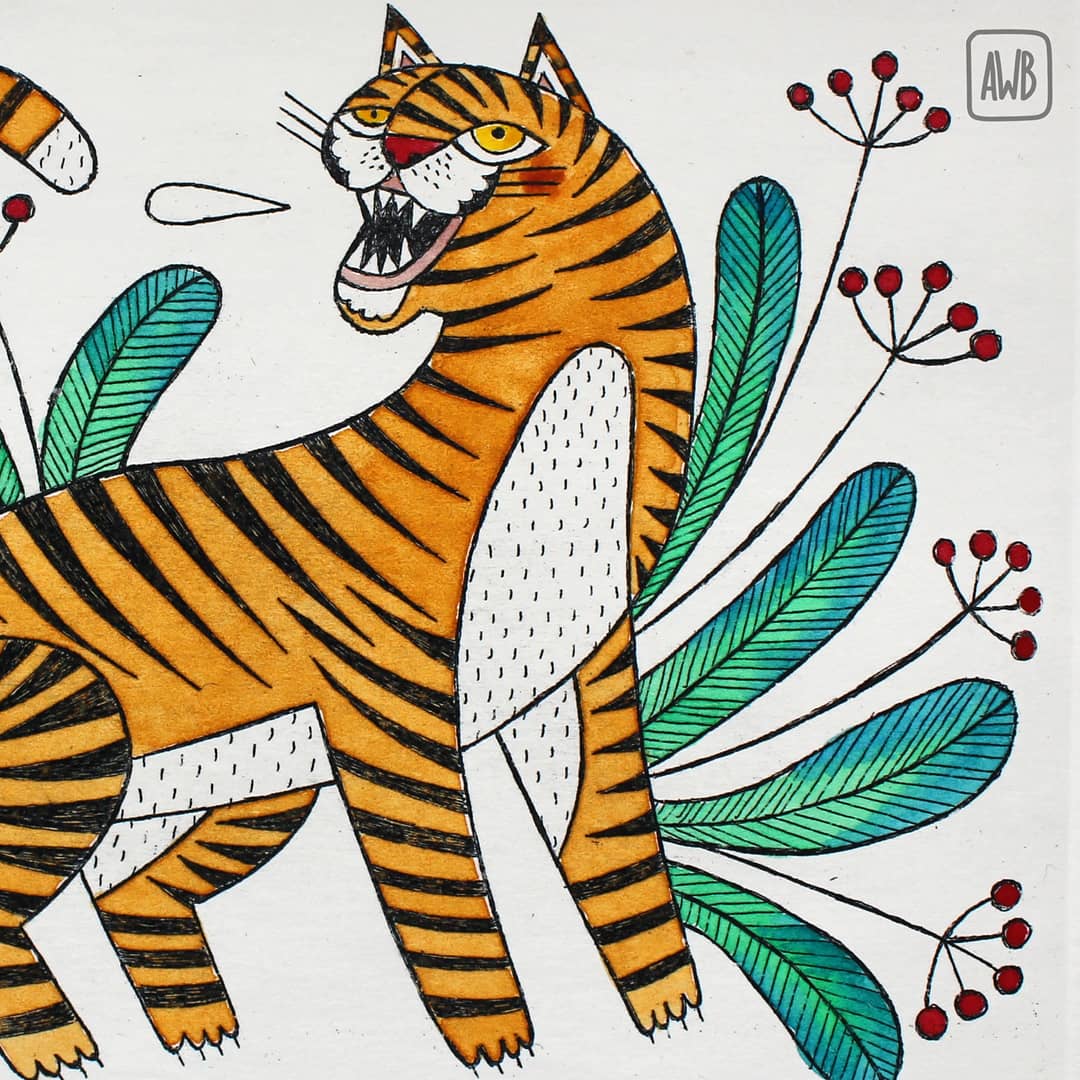 AwbAlice's tweet photo. New #illustration 🐯
#tiger #awb #acquaforte #stamperiabusato @StamperiaBusato https://t.co/KzV4S7O0gD