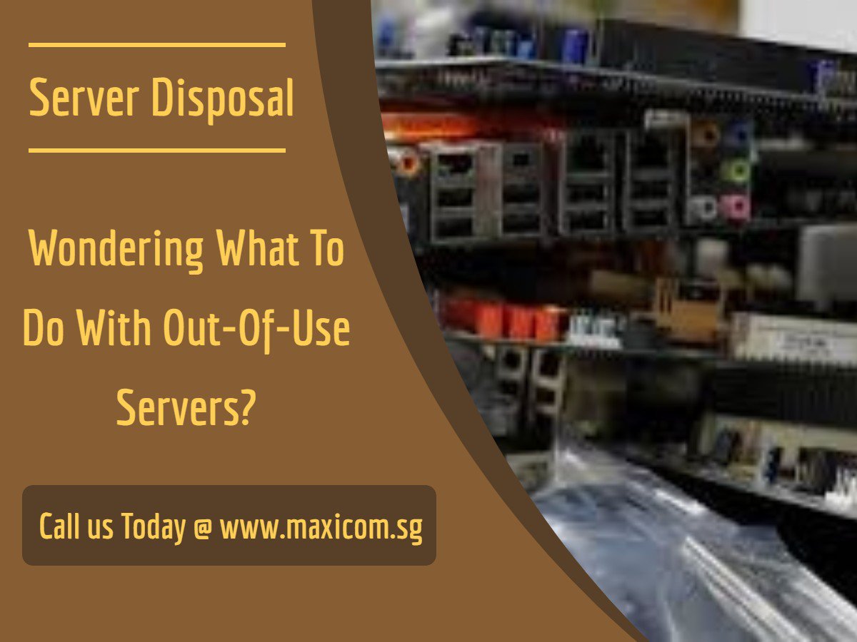 maxicomsg's tweet photo. Server Disposal: Wondering what to do with Out- Of-Use Servers?
We Provide Complete Server Disposal Services in Singapore. Please contact at https://t.co/yTf9ZUvDyn
#servers #serverdisposal #datacenters #datacenterdisposal #itad #itam #datadestruction #usedservers #oldservers https://t.co/YiHMOboJW5