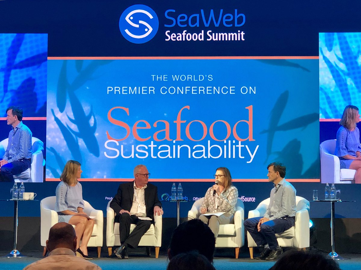 Trevyr Lester, Sr Buying Manager at Walmart US, highlights that social responsibility is everyone’s responsibility, through the supply chain. Pre-competitive collaboration is becoming the norm and space is opening up to have tough conversations #swss19 <a href="/SeaChoice/">SeaChoice</a>
