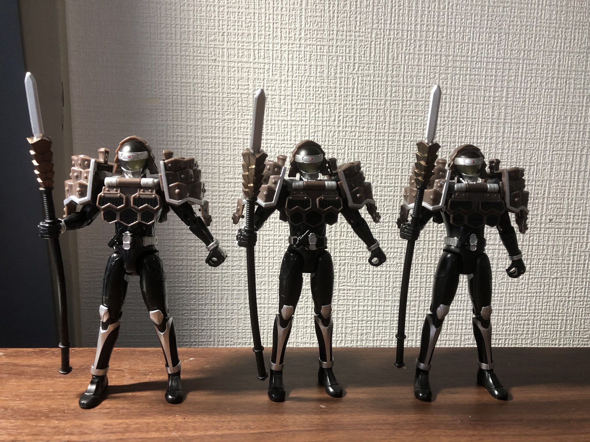 友利製作所 アームズチェンジ 黒影の改造で黒影トルーパーです 実は各個体で微妙に違いがあります ニチアサフィギュア改造部 仮面ライダー黒影 友利製作所 アームズチェンジ 黒影の改造で黒影トルーパーです 実は各個体で微妙に違いがあります ニチアサフィギュア改造部 仮面ライダー黒影