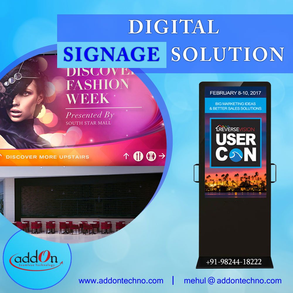 addontechno's tweet photo. We are providing some brands prefer print as their primary display method for large-scale outdoor advertising, DIGITAL SIGNAGE displays are beginning to capture many other markets.
#digitalsignage #signage #advertising #touchscreen #advertisingdisplay #addontechnology https://t.co/9fSo3xKWs8