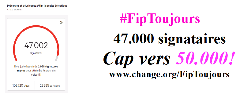 FipToujours's tweet photo. #RadioFrance  #Fip Voilà! Pas mal pour préparer le RVs de Mme #SibyleVeil à l'Assemblée Nationale, non? 47.000 signataires... Cap vers 50.000! 
https://t.co/GCVb11lhma
#FipToujours #FipPartout https://t.co/TtkqhyRrL2