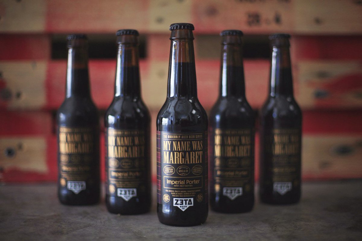 Acabamos de sacar una Imperial Porter envejecida en barrica con frutos rojos. My Name Was Margaret para el calor del principio del verano. Un desayuno inglés, bien de calorías.