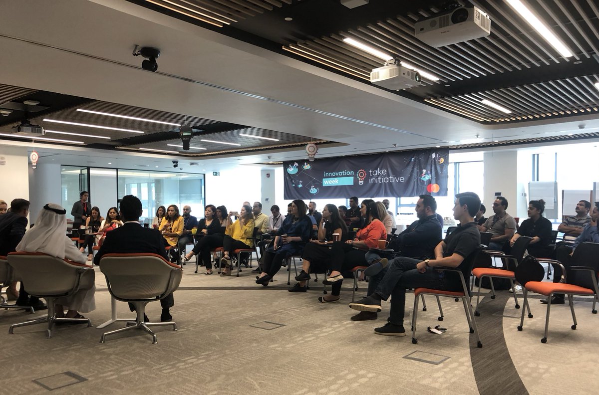 #innovationweek @MastercardMEA and we can’t innovate alone! Listening to <a href="/aliabotteen/">Ali Abotteen</a> from <a href="/Cisco/">Cisco</a> , Ahmed Khalifa @expo2020dubai and Oliver Kraft from <a href="/Siemens/">Siemens</a> talk about the Future City beyond 2020