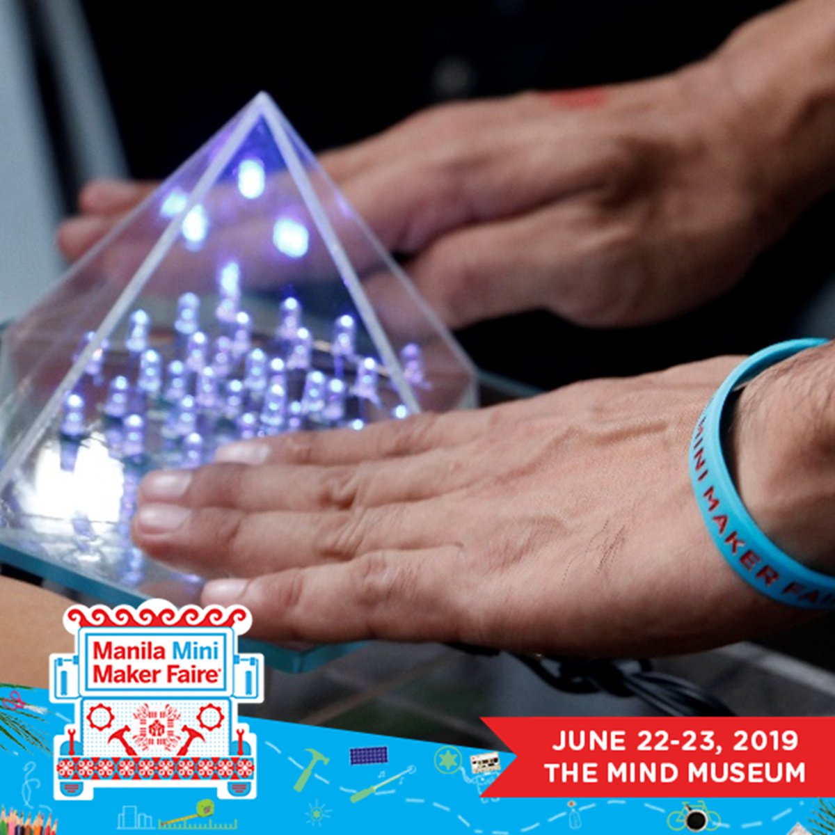MakerFaireMNL's tweet photo. Few weeks to go! Do you have your #MakerFaireManila tickets already? 
🗓 June 22-23 (Sat-Sun)
📍 The Mind Museum Canopy Plaza, BGC
Get your free tickets online at https://t.co/inUzsLnhmf
#TheMindMuseum #WeAreAllMakers #MakersGonnaMake 
#CelebrateScience #MakerMovement https://t.co/Tn2YO2YOCM