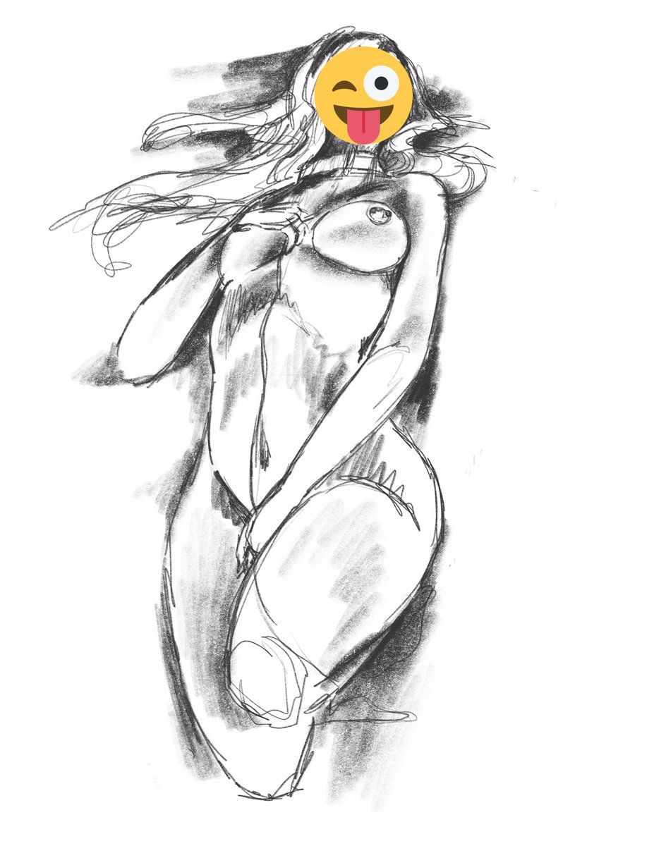 meow_emi's tweet photo. Hi, I’m Jess, and I don’t know how to draw necks and chins at this ridiculous angle https://t.co/M9jMkcgQev