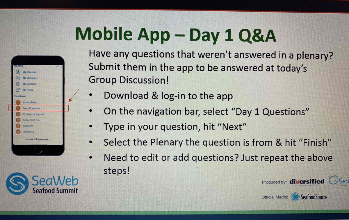 Have questions that weren’t answered in today’s plenaries? Submit them in the mobile app for the end of the day Group Discussion! #swss19