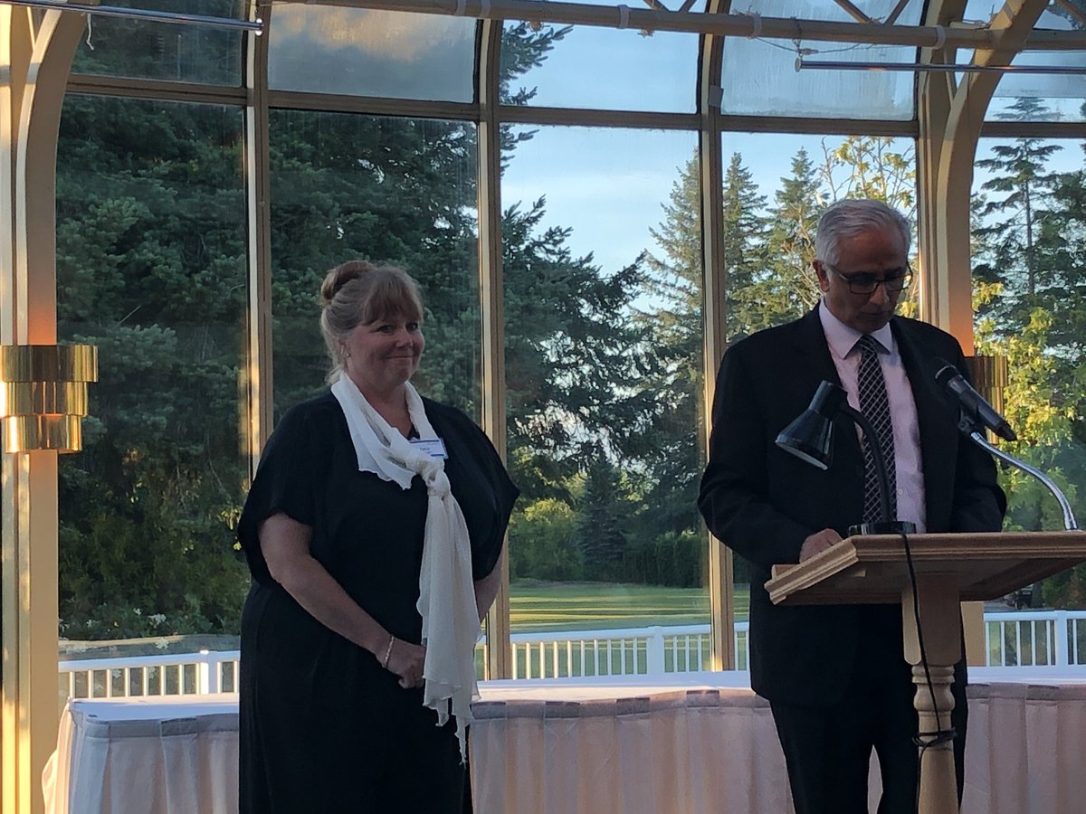 Kim5Anderson's tweet photo. We celebrated this amazing woman tonight at our district retirement evening. Thank you Mrs. Mirecki for your tireless work to create conditions for student success and your remarkable contributions to our team!  You will be missed @LangleySchools #MySD35Community @Frippsfalcons https://t.co/BVQBHJ6PIW