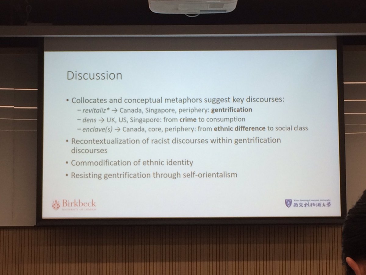 tereza spilioti (@terezaspilioti) on Twitter photo Discourse of race and ethnicity still prevalent in representations of chinatowns but recontextualised within gentrification discourses and commodification process noted too- very interesting talk by <a href="/jackiejialou/">Jackie Jia Lou</a> <a href="/EDKitis/">E. Dimitris Kitis</a> Discourse of race and ethnicity still prevalent in representations of chinatowns but recontextualised within gentrification discourses and commodification process noted too- very interesting talk by <a href="/jackiejialou/">Jackie Jia Lou</a> <a href="/EDKitis/">E. Dimitris Kitis</a>