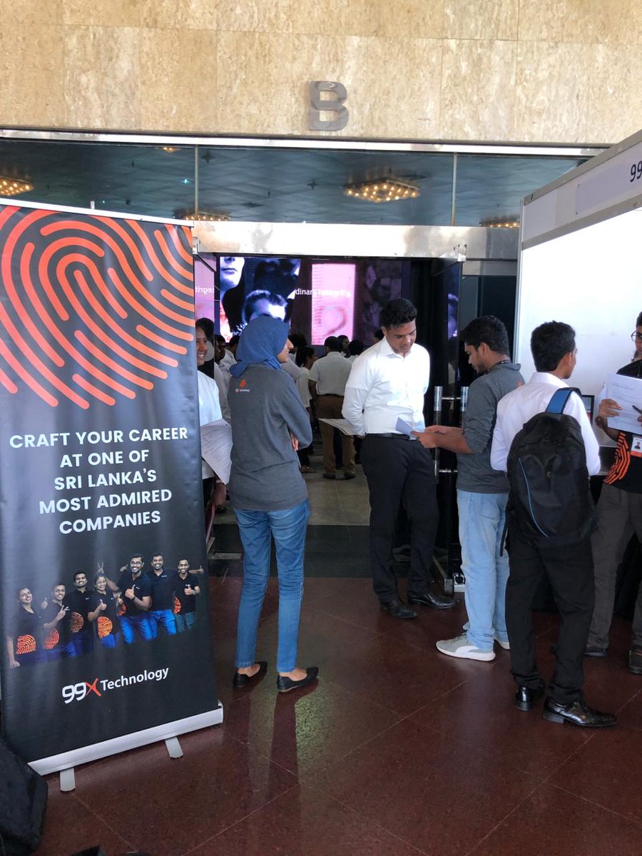99x_io's tweet photo. Our #Xians currently at the #CareerFair organized by #IIT speaking to the students lining up at our stall.
#UniRelations #Dotitude #99XT https://t.co/op0zZvc1V4