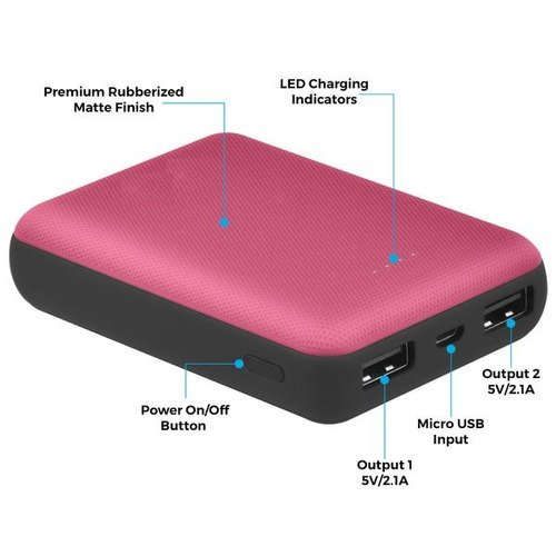 24shopingbazaar's tweet photo. Exclusive 10000MAH Pink Mini #Power #Bank
1.Led Indicator 
2. Over Current Protection and Over Voltage Protection
3. Short Circuit Protection
https://t.co/Tqw7SDywD2 from Incorrect Insertion.
5. Higher Efficiency Above 85%

Visit> https://t.co/dJd35q54nt
#Online #Buy #Powerbank https://t.co/PvtLSKeiE3