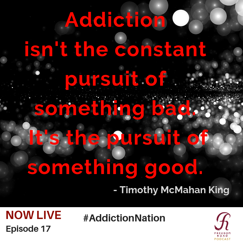 FreedomRoadus's tweet photo. What is the good you really want? Tune into #FreedomRoadPodcast #AddictionNation @lisasharper @tmking
https://t.co/J6PYxsHol3 https://t.co/uDtIYhVbKk